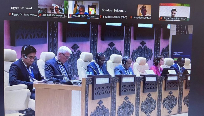  أعمال الدورة الرابعة والثلاثين للمؤتمر الإقليمي لمنظمة الأغذية والزراعة للأمم المتحدة (الفاو) لإفريقيا