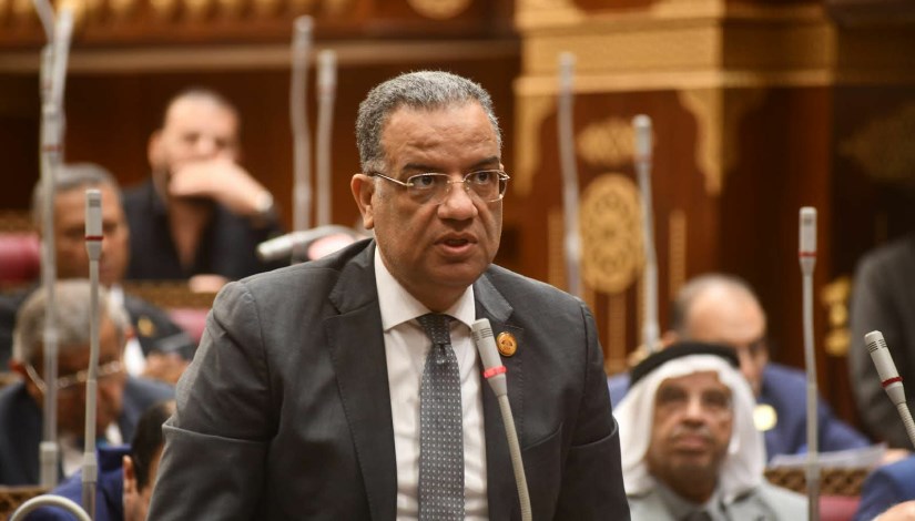  النائب محمود مسلم، رئيس الهيئة البرلمانية لحزب الجبهة الوطنية بمجلس الشيوخ