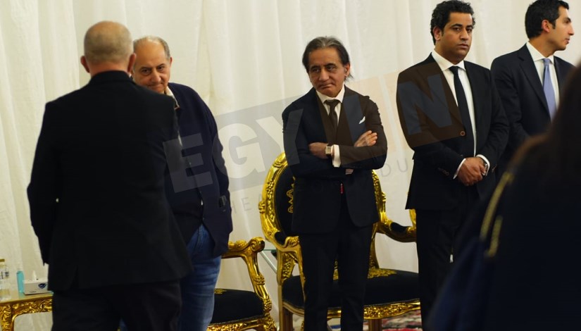 عزاء والدة رجل الأعمال أحمد عز