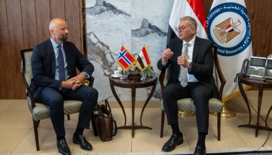 وزير البترول وسفير النرويج لدى مصر