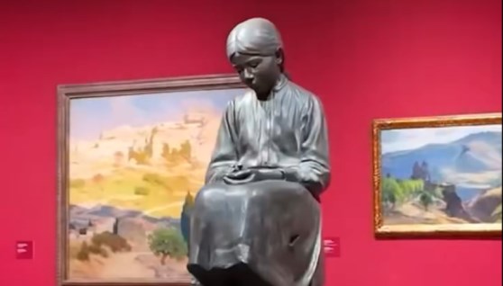 صورة من من الفيديو الذي نشرته الهيئة الوطنية الأرمنية في مصر