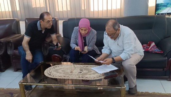 جانب من متابعة وزارة الزراعة