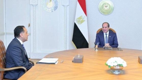 الرئيس السيسي والدكتور مصطفى مدبولي - صورة أرشيفية
