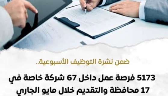 فرص عمل للشباب 