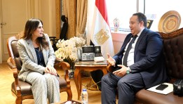 المهندسة راندة المنشاوي ونقيب المهندسين