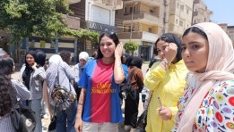 طالبات الصف الثاني الاعدادي بالجيزة