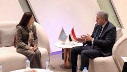 خلال استقبال وزير السياحة والآثار نوجوتشي ممثل برنامج الأمم المتحدة الإنمائي