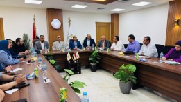 خلال اجتماع المهندس عبد الرؤوف الغيطي