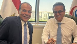 عضو مجلس النواب مع  الدكتور خالد عبدالغفار