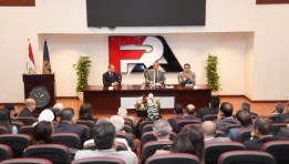 جانب من لقاء رئيس الهيئة مع اتحادي شركات التأجير التمويلي والتخصيم