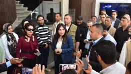 وزيرة الإسكان خلال جولتها بالعلمين