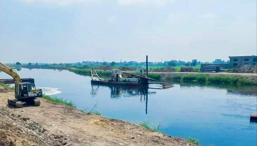 تطهير المصارف الزراعية