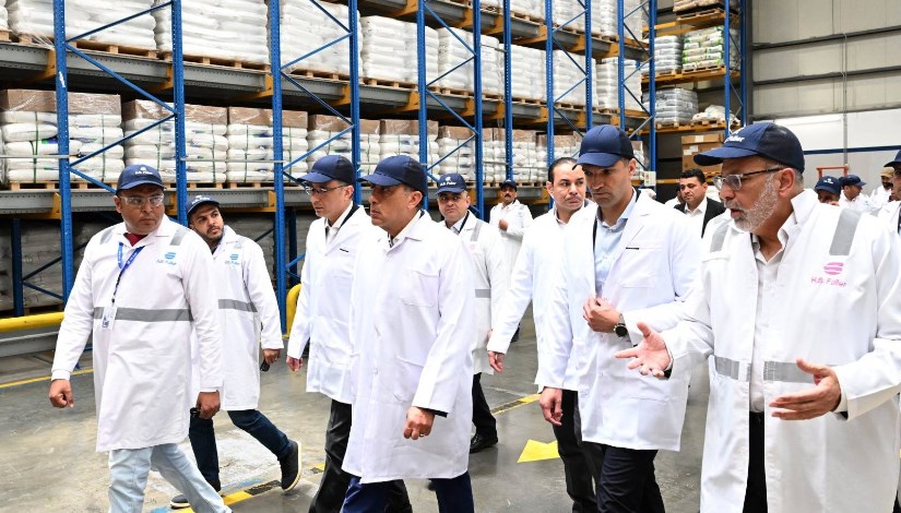  رئيس الوزراء يفتتح توسعات مصنع اتش بي فولر"
