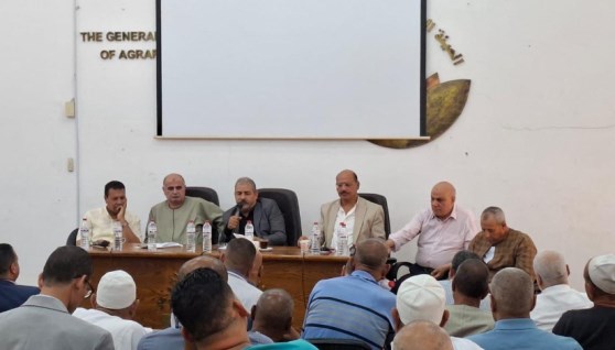 رئيس هيئة الإصلاح الزراعي يتابع 