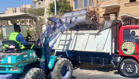 جانب من عمليات الصيانة بالمدن الجديدة