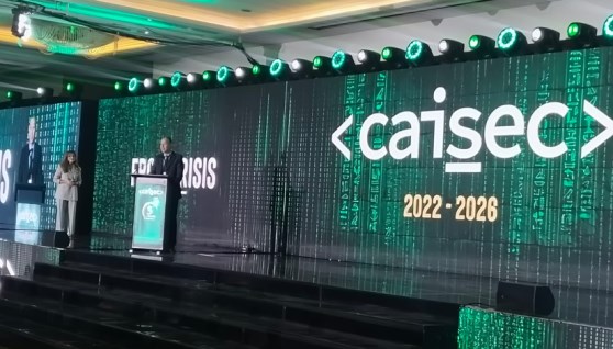  نائب رئيس الجهاز القومي لتنظيم الاتصالات للأمن السيبراني خلال كلمته في مؤتمر CAISEC 2026