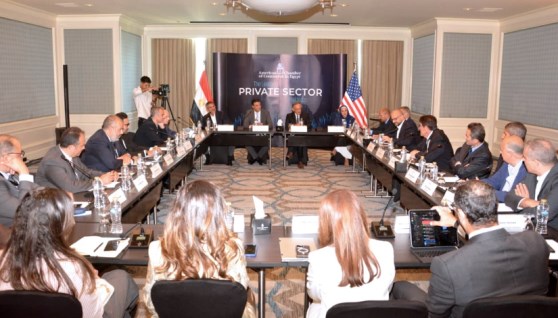 لقاء وزير الصناعة بغرفة التجارة الأمريكية