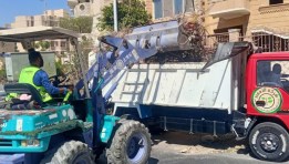 جانب من عمليات الصيانة بالمدن الجديدة