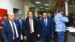 رئيس هيئة الاستثمار خلال الزيارة الميدانية