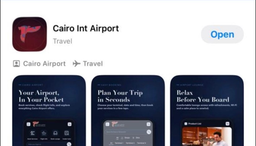 تطبيق مطار القاهرة