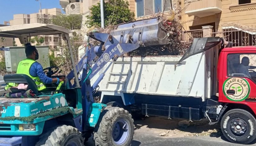 جانب من عمليات الصيانة بالمدن الجديدة