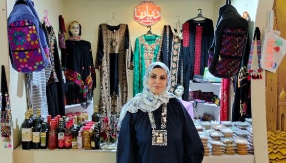 عبير محمد حسن- ممثلة شمال سيناء في معرض ديارنا للحرف اليدوية