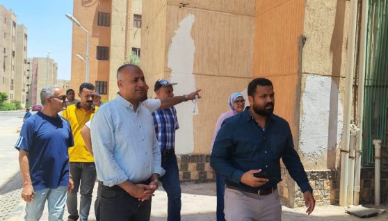 جهاز مدينة بدر لفحص الحالة الإنشائية لعقار رقم 203