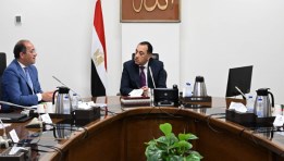الدكتور مصطفى مدبولي- رئيس الوزراء مع وزير المالية