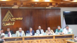 جانب من الاجتماع الأول للجنة الشباب والتواصل الطلابي بنقابة المهندسين