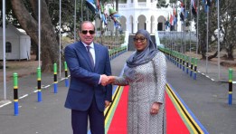 الرئيس السيسي ورئيسة تنزانية