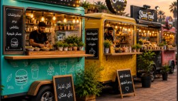 عربات طعام متنقلة