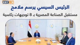  الرئيس عبدالفتاح السيسي أثناء الاجتماع اليوم