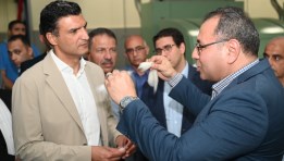 جانب من جولة وزير الصناعة المهندس خالد هاشم وزير الصناعة 