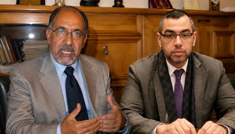 مصطفى كامل السيد والنائب محمد فؤاد