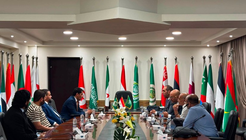 اجتماع  الأكاديمية العربية للعلوم ووزارة التعليم الليبية 