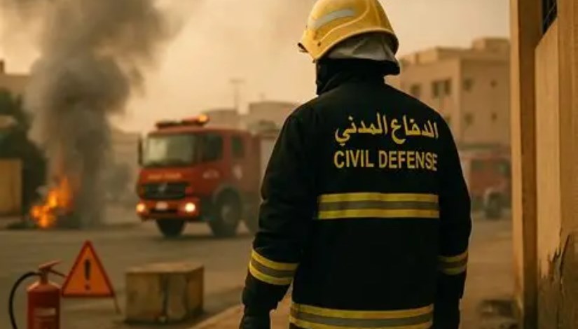 حريق نفط في السعودية 