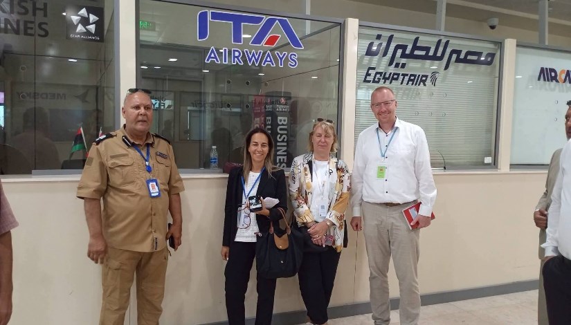 زيارة فنية لشركتي ITA وLufthansa إلى مطار  معيتيقة