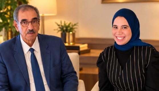  المهندس عماد ميخائيل، رئيس مصلحة الري الأسبق،ومحررة موقع "إيجي إن"