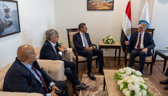جانب من لقاء وزير البترول ورئيس التنفيذي إنرجين
