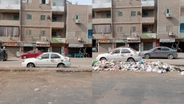 رفع المخلفات بشوارع الجيزة
