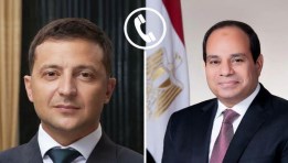 الرئيس السيسي والرئيس الأوكراني فولوديمير زيلينسكي