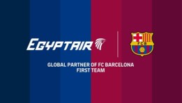 شراكة جديدة بين مصر للطيران ونادي برشلونة الاسباني