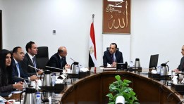 جانب من لقاء الدكتور مصطفى مدبولي مع وزير الاستثمار