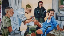 أحد منتجات صناعة الكليم 