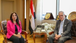 وزيرة الإسكان تستقبل القائم بأعمال السفير الأمريكي