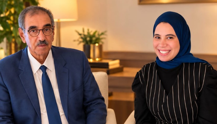  المهندس عماد ميخائيل، رئيس مصلحة الري الأسبق،ومحررة موقع "إيجي إن"