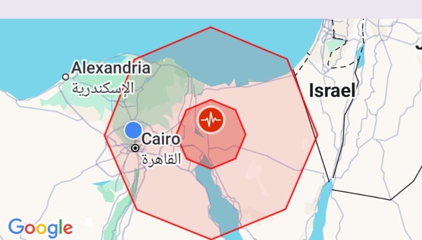 زالزال مصر 