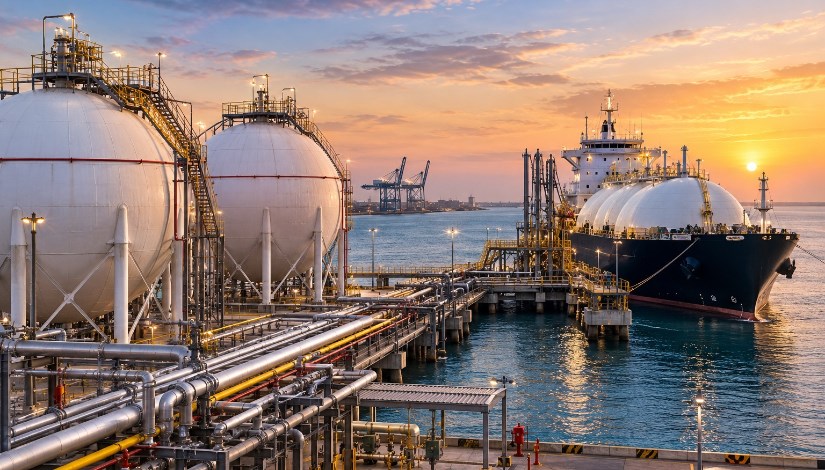 محطة لاستيراد الإيثيلين في مصر صورة أرشيفية