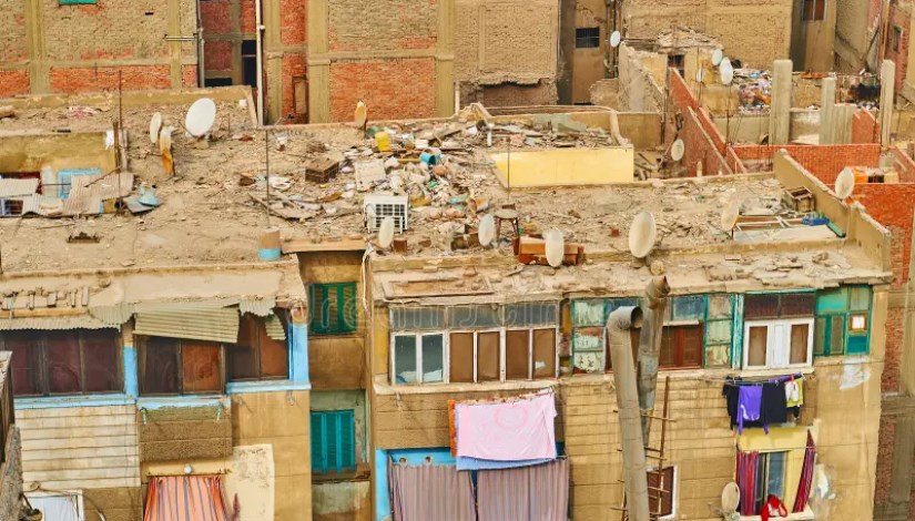 أسطح منازل في مصر