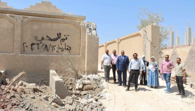 خلال حملة استرداد الأراضي الصناعية غير المستغلة 